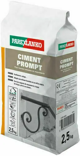 Best-seller | Ciment PROMPT - sac de 2,5kg