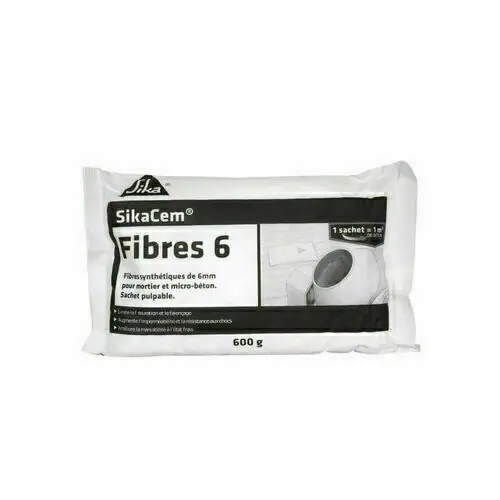 Fibre micro synthétique -6 SIKACEM - dose de 600g - Envoi rapide