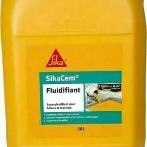 Derniers exemplaires - Fluidifiant SIKACEM brun - bidon de 20l