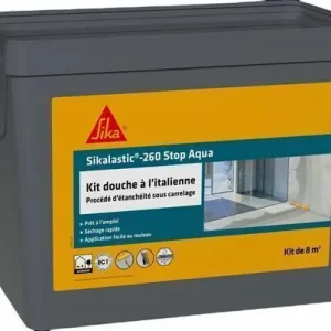 Système d‘étanchéité de plancher intermédiaire sous carrelage SIKALASTIC 260 STOP AQUA - seau de 7kg | Dernières pièces