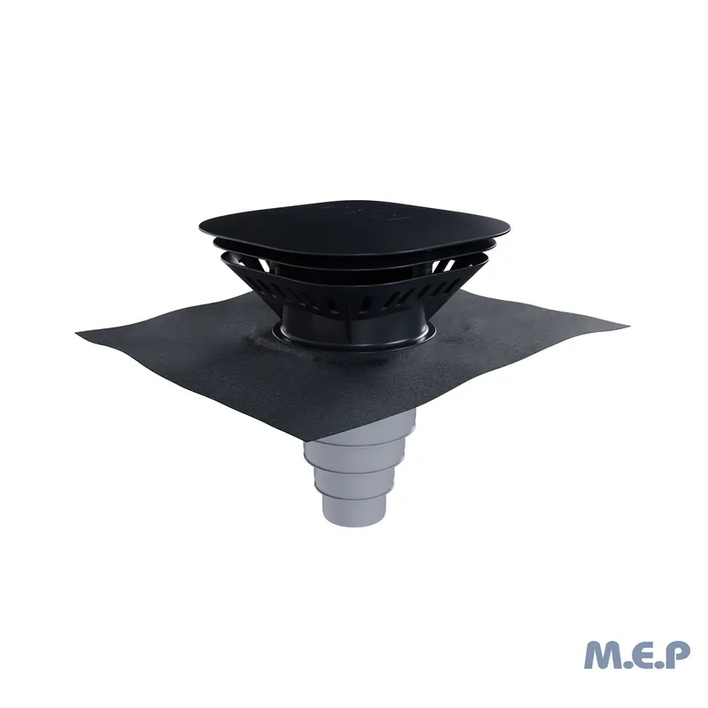 Excellente qualité | Chapeau de ventilation faibles pertes pour toiture tuile 160 mm - Anthracite