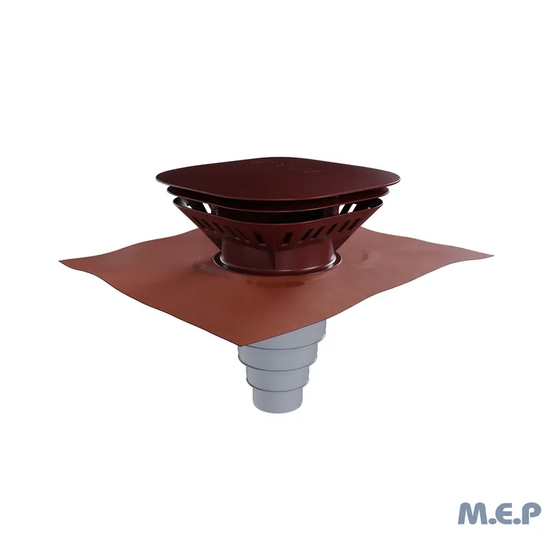 Offre spéciale - Chapeau de ventilation faibles pertes pour toiture tuile 160 mm - Tuile