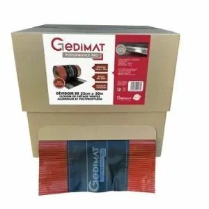 Petit prix - Closoir de faîtage 390 rouge - dévidoir 30 x 0.390 m - GEDIMAT PERFORMANCE PRO