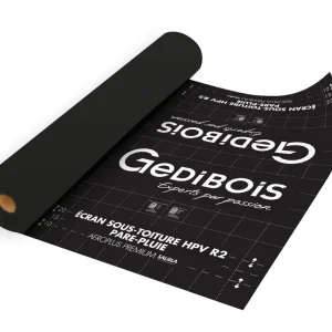 Ecran sous-toiture & pare-pluie AEROPLUS PREMIUM noir - rouleau de 50 x 1,50 m - GEDIBOIS - Promotion