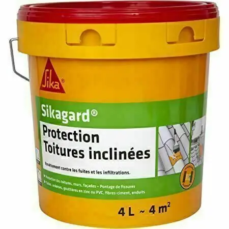 Protection toitures inclinées SIKAGARD sable - seau de 4l - Prix bas