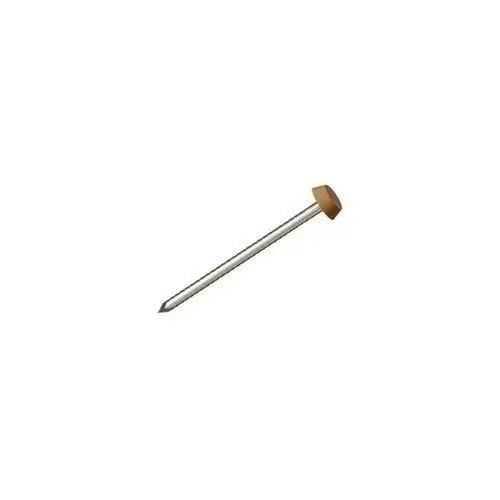 Plus que quelques articles | Pointe couleur planche de rive 9 mm et alvéolaire 10 mm chêne - Long.40 mm - boîte de 250 pièces