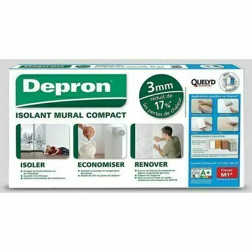 Réduction spéciale | Plaque isolante DEPRON Ep.3 mm - carton de 20 plaques