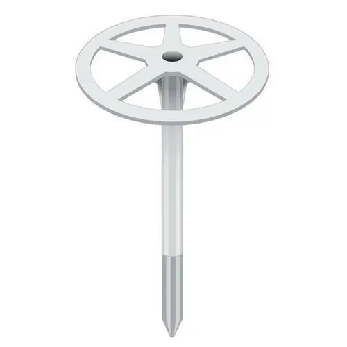 Super prix | Cheville-étoile plastique 8x140, pour fixation d‘isolant non rigide ép.110 à 120 mm, 200 pièces