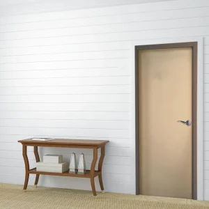 Prix malin | Bloc-porte plane isophonique 29db coupe-feu EI30 Hui.66 mm - 204 x 73 cm - droit poussant - serrure de sûreté