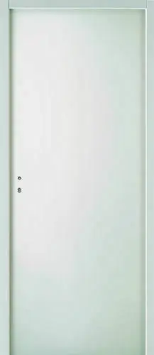 Best-seller - Bloc-porte coupe-feu EI30 prépeint à chant droit H.66x54 mm - 204 x 63 cm - gauche poussant - serrure de sûreté 1 point