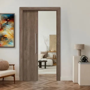 Aujourd'hui seulement - kit habillage BRAGA pour châssis à galandage - 204 x 93 cm - décor café