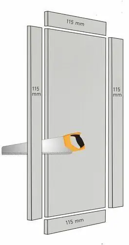 Porte seule tubulaire à peindre retaillable épaisseur 34 mm -224 x 103 cm | Qualité supérieure