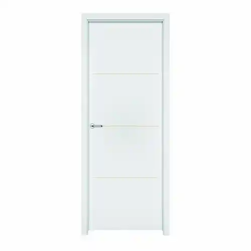 Qualité professionnelle | Bloc-porte isolant TERCERA gravé à peindre Hui.74 mm - 204 x 73 cm - gauche poussant