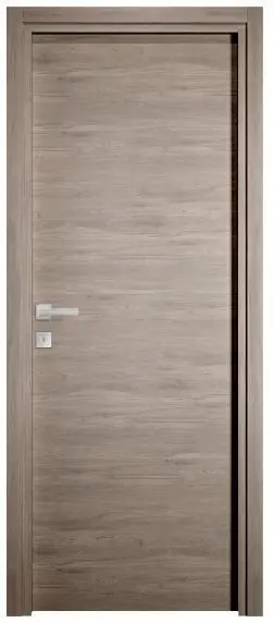 Bloc-porte pleine BERING décor gris galet Hui.72 à 100 mm - 204 x 93 cm - gauche poussant - serrure magnétique | Prix choc
