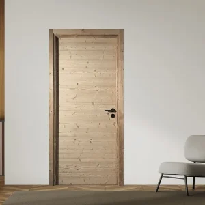 Achat sécurisé | Bloc-porte pleine VERCORS épicéa brut hui.72 mm - 204 x 93 cm - réversible