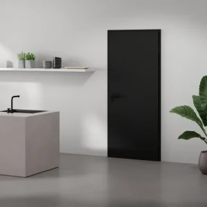 Bloc-porte tubulaire FENIX décor Nero ingo Hui.100 à 116 mm - 204 x 73 cm - droit poussant - Produit phare