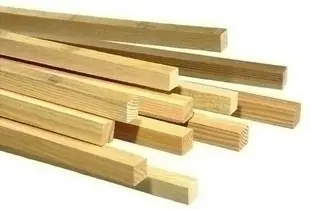 Achetez maintenant | Tasseau en Pin brut petits n?oeuds section 32x32mm long.2,40m