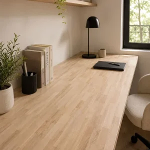 Tablette chêne lamellé collé abouté - 2000 x 400 x 20mm - Excellente qualité