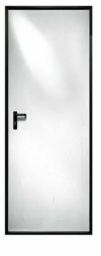 Bloc-porte sécurité isolant EUROPRO en acier galvanisé droit poussant - 200x90cm - Dernières pièces