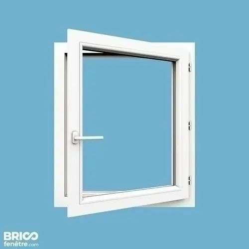 Best-seller - Fenêtre PVC blanc VISION 70 1 vantail - gauche tirant - 75x60 cm
