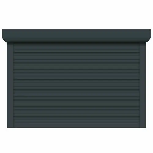 Porte de garage enroulable VINCENNES FIRST gris anthracite RAL 7016 - 200x240cm - Prix en baisse