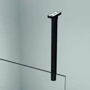 Plus que quelques articles | Béquille télescopique pour paroi de douche EASY noir mat - 100cm