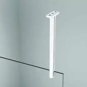 Béquille télescopique pour paroi de douche EASY blanc mat - 100cm - Livraison rapide
