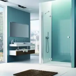 Profitez-en - Paroi de douche fixe ANNEA verre 6mm transparent avec profilés chromés - 200x100cm