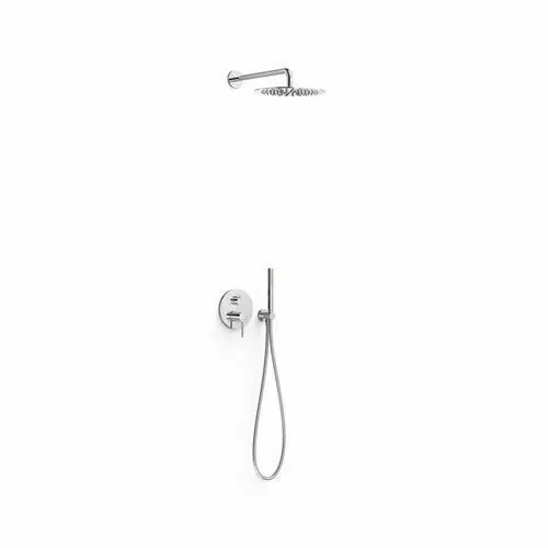 Ensemble colonne de douche à encastrer RAPID BOX tête ronde chromé - Super offre