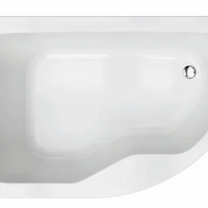 Baignoire POP 6J blanc 243L + pieds - Gauche - 160 X 100 cm | Offre