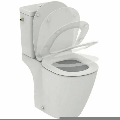 Pack WC à poser cuvette KHEOPS 2 avec abattant thermodur blanc - 77,5x66,5x36,5cm | Cette semaine uniquement
