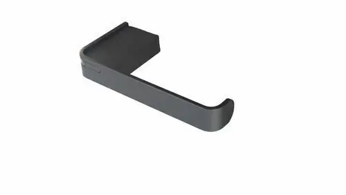 Disponible | Porte-papier ALUR - 9 x 8 x 2,5 cm - noir