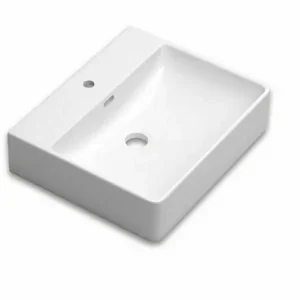 Vasque à poser ARGENTAT blanc - 50x42x12,5cm | Derniers exemplaires