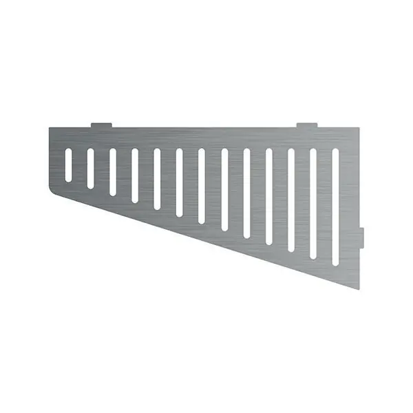 Livraison rapide - Tablette Wing à sceller inox brossé - 295 mm