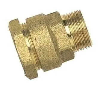 Prix imbattable | Raccord laiton brut droit mâle à visser Ø20x27mm pour tube polyéthylène Ø25mm