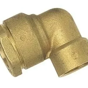 Coude laiton égal femelle 15x21 pour raccord tuyau Ø25mm | Satisfait ou remboursé