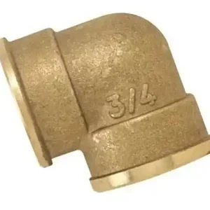 Coude laiton brut femelle femelle à visser réf.90 Ø15X21mm - Expédition immédiate