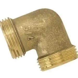 Coude laiton brut mâle mâle à visser réf.90 Ø20x27mm | Prix spécial