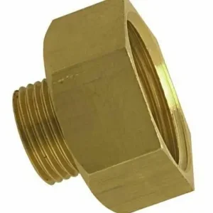 Mamelon laiton brut réduit à visser réf.246 femelle Ø20x27mm mâle Ø15x21mm | Tout nouveau