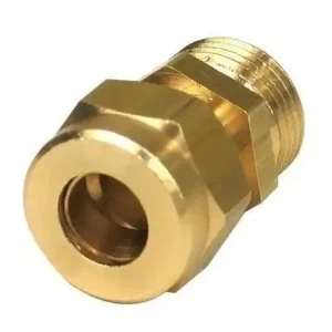 Raccord union bicône laiton brut mâle à visser diam.15X21mm pour tube cuivre diam.12mm sous coque de 1 pièce | Expédition express