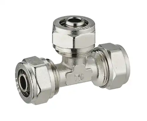 Plus que quelques articles | Té égal Easypex multicouche à compression - ø20 mm