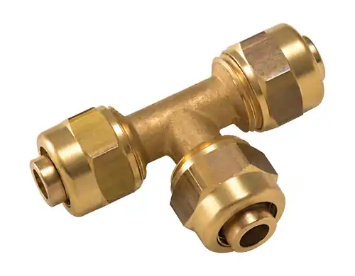 Disponible maintenant - Té égal à compression PER - ø12 mm