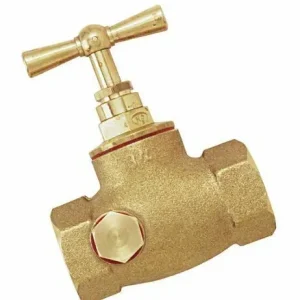 Offre du jour | Robinet d‘arrêt femelle femelle à purge laiton brut à visser diam.20x27mm en vrac 1 pièce