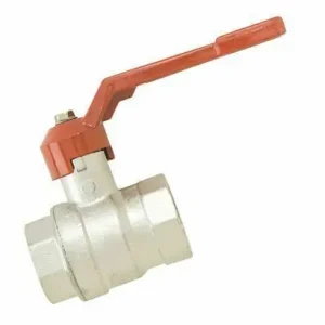 Bien noté | Vanne d‘arrêt acier nickelé 1/4 tour femelle femelle diam.12x17mm en vrac 1 pièce