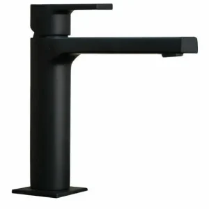 Mitigeur lavabo OMEGA MM noir - hauteur sous bec 12,5cm - Expédition immédiate