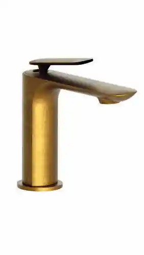 Mitigeur lavabo FOIL or brossé - hauteur sous bec 11,5cm | Commandez dès maintenant