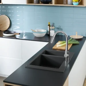 Mitigeur évier avec douchette CENTO XL chromé - Remise
