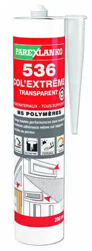 Coup de cœur - Mastic MS polymère 536 COL‘EXTREME translucide - cartouche de 290ml