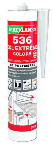 Mastic MS polymère 536 COL‘EXTREME blanc - cartouche de 290ml - Livraison rapide