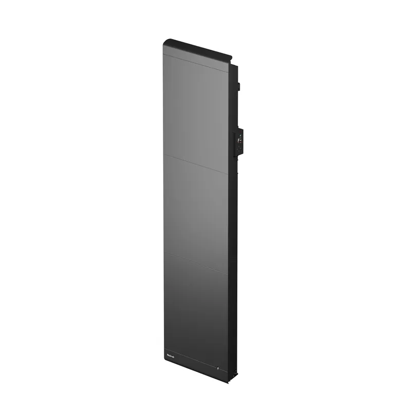 Radiateur design double corps de chauffe Vertical RADIASOFT 2 1500W - Gris | Commandez dès maintenant
